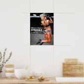 Workout Motivierend Poster (Küche)