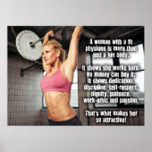 Workout Motivierend Poster (Vorne)