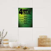 Workout Motivierend Poster (Küche)