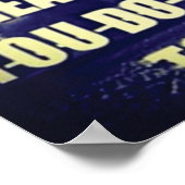 Workout Motivierend Poster (Ecke)