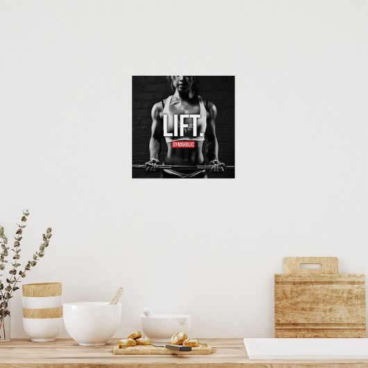 Workout Motivierend Poster (Küche)