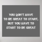 Workout Motivierend Poster (Vorne)