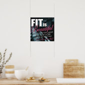 Workout Motivierend Poster (Küche)