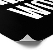 Workout Motivierend Poster (Ecke)