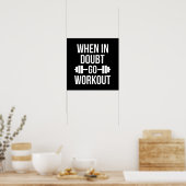 Workout Motivierend Poster (Küche)