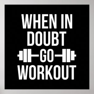 Workout Motivierend Poster