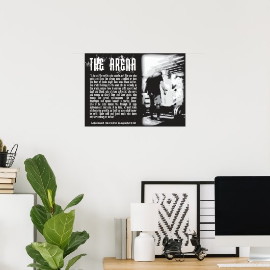 Workout Motivierend Poster (Heimbüro)