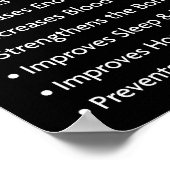 Workout Motivierend Poster (Ecke)