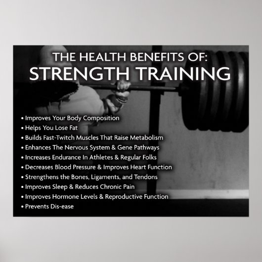 Workout Motivierend Poster (Vorne)