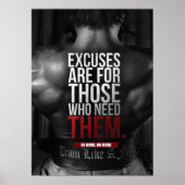 Workout Motivierend Poster (Vorne)