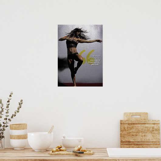 Workout Motivierend Poster (Küche)