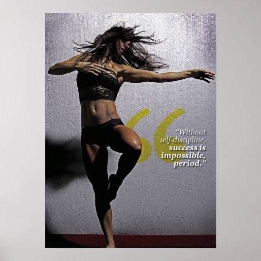 Workout Motivierend Poster (Vorne)