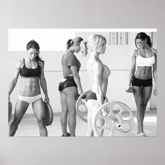 Workout Motivierend Poster (Vorne)