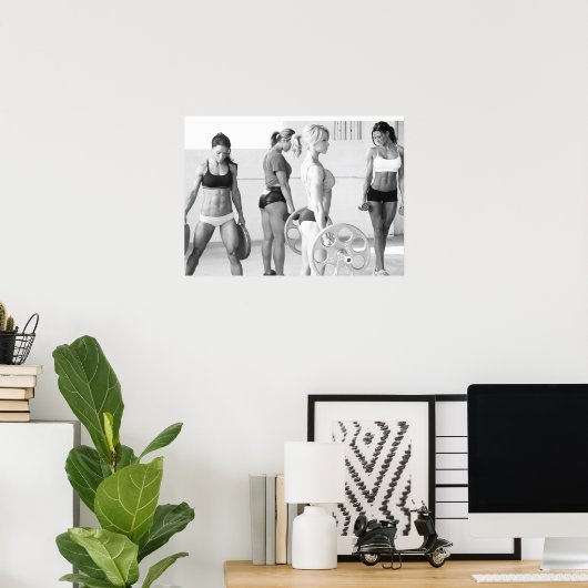 Workout Motivierend Poster (Heimbüro)