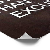 Workout Motivierend Poster (Ecke)