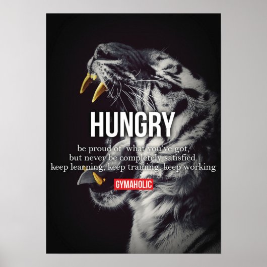 Workout Motivierend Poster (Vorne)