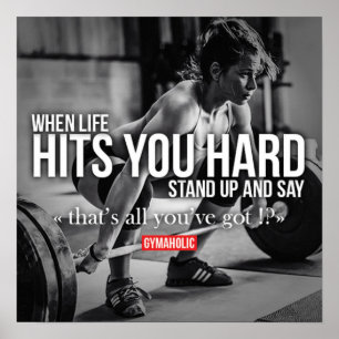 Workout Motivierend Poster