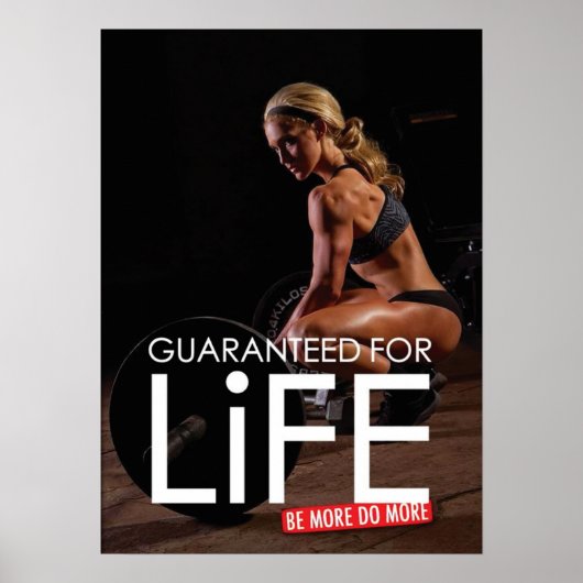 Workout Motivierend Poster (Vorne)