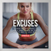 Workout Motivierend Poster (Vorne)