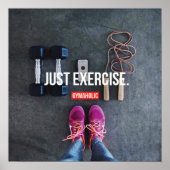 Workout Motivierend Poster (Vorne)