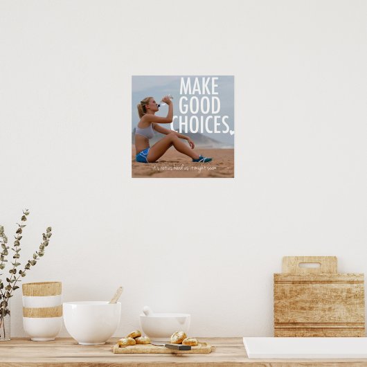 Workout Motivierend Poster (Küche)