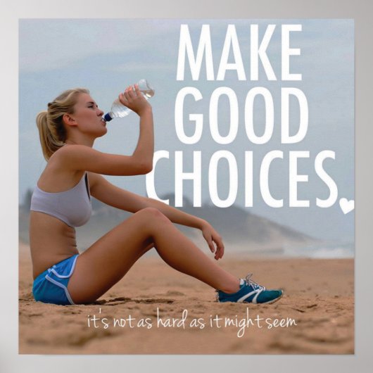 Workout Motivierend Poster (Vorne)