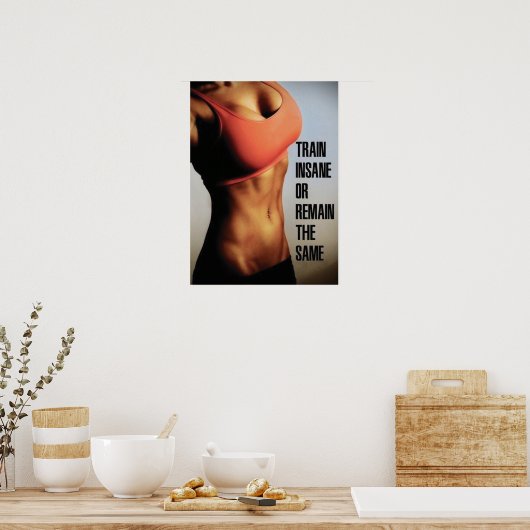 Workout Motivierend Poster (Küche)