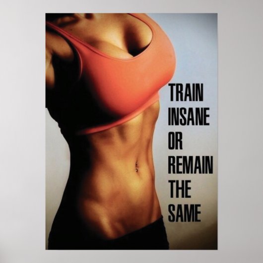 Workout Motivierend Poster (Vorne)