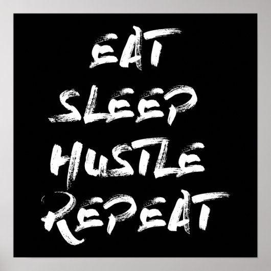 Workout Motivierend Poster (Vorne)