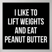 Workout Motivierend Poster (Vorne)