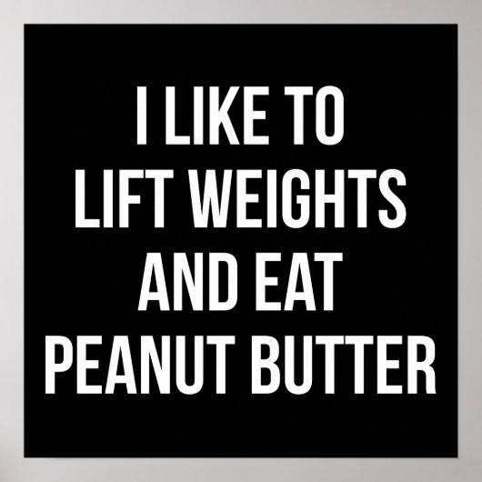 Workout Motivierend Poster (Vorne)