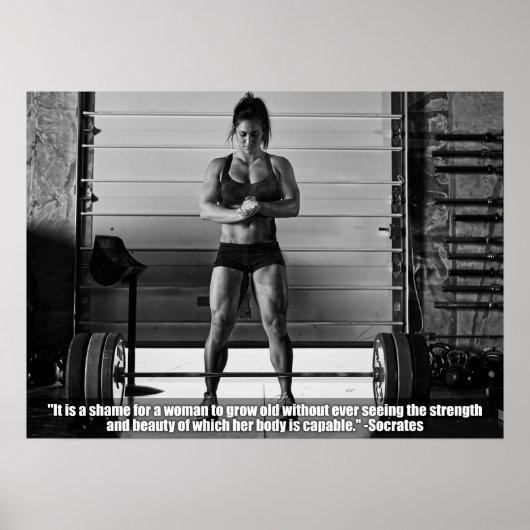 Workout Motivierend Poster (Vorne)