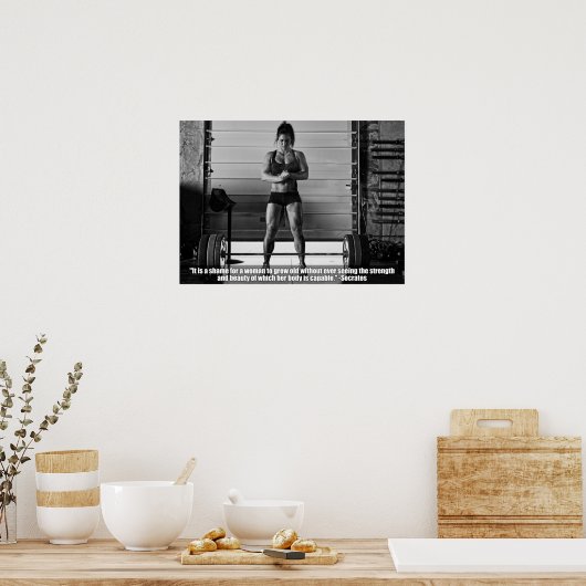 Workout Motivierend Poster (Küche)