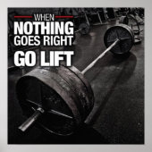 Workout Motivierend Poster (Vorne)