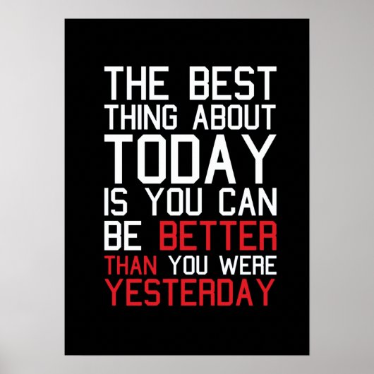 Workout Motivierend Poster (Vorne)