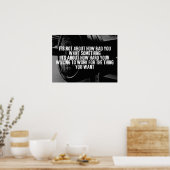 Workout Motivierend Poster (Küche)