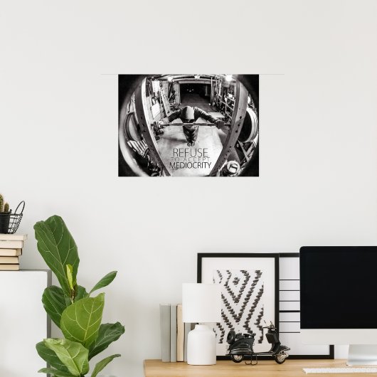 Workout Motivierend Poster (Heimbüro)