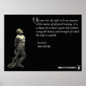 Workout Motivierend Poster (Vorne)