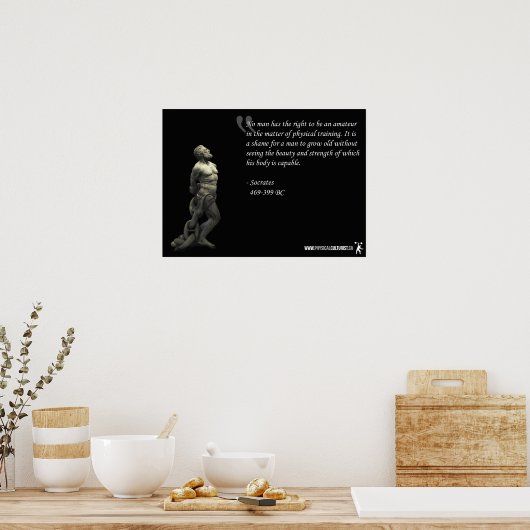 Workout Motivierend Poster (Küche)