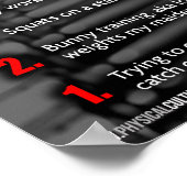 Workout Motivierend Poster (Ecke)