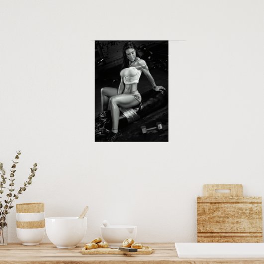 Workout Motivierend Poster (Küche)