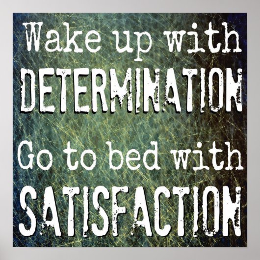 Workout Motivierend Poster (Vorne)