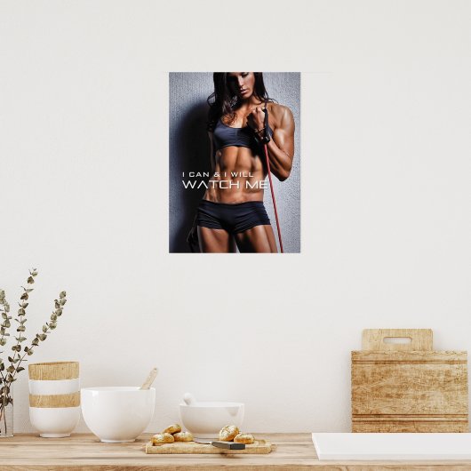 Workout Motivierend Poster (Küche)