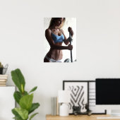 Workout Motivierend Poster (Heimbüro)