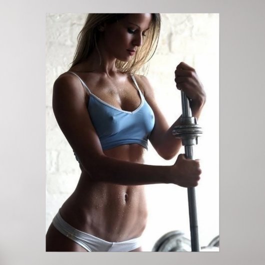 Workout Motivierend Poster (Vorne)