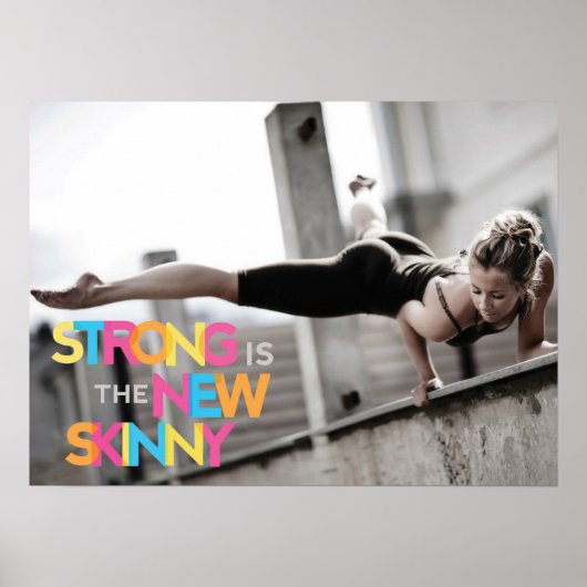 Workout Motivierend Poster (Vorne)