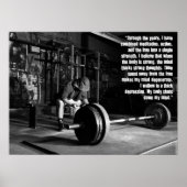 Workout Motivierend Poster (Vorne)