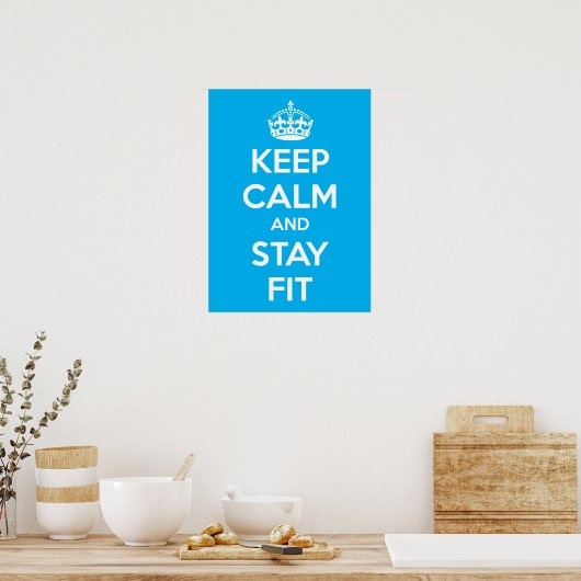 Workout Motivierend Poster (Küche)