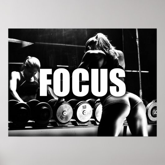 Workout Motivierend Poster (Vorne)