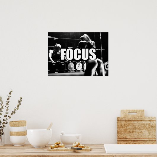 Workout Motivierend Poster (Küche)